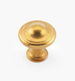 Brusso Ridged Brass Cabinet Knob Knobs