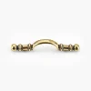 Hot Burnished Brass Arched Die-Cast Pull Handles
