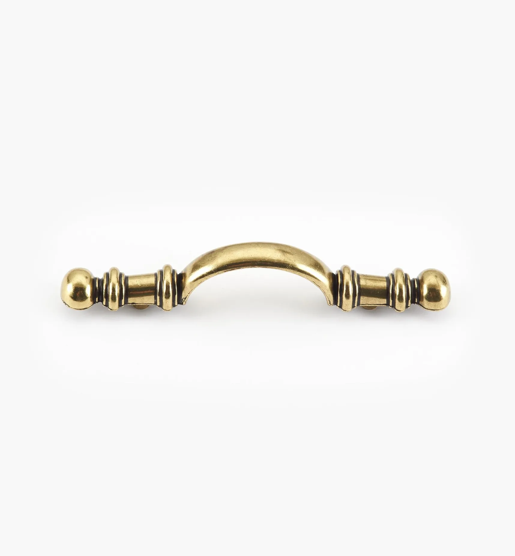Hot Burnished Brass Arched Die-Cast Pull Handles