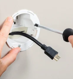 Online Cable Grommet Kit For Wall-Mounted Electronics Cable Management