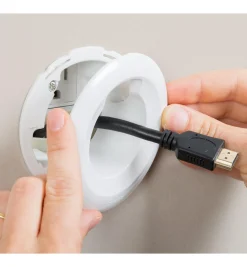 Online Cable Grommet Kit For Wall-Mounted Electronics Cable Management