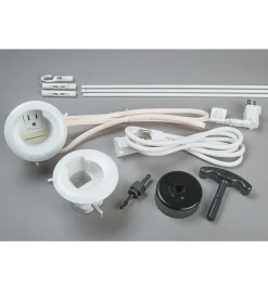 Online Cable Grommet Kit For Wall-Mounted Electronics Cable Management