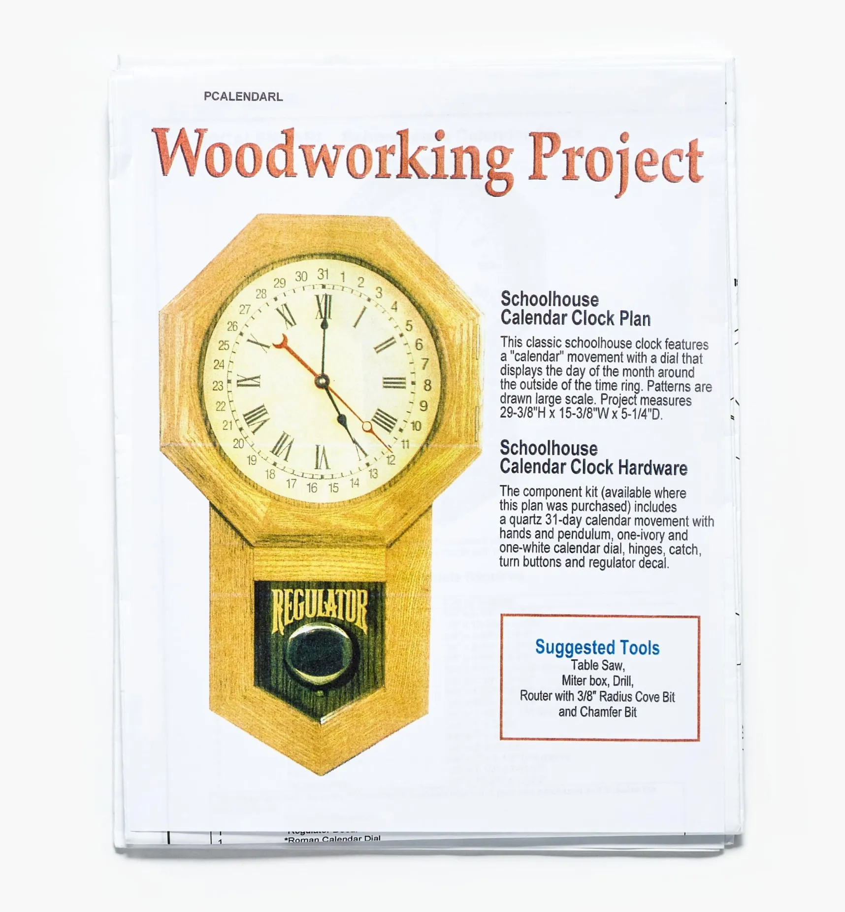 Outlet Calendar Clock Plan Plans