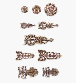 Online Cast Brass Appliqué Accents Project Supplies