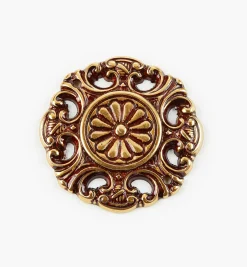 Sale Cast Brass Appliqué Rosette Accents Project Supplies