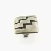 New Cast Pewter Square Knob Knobs