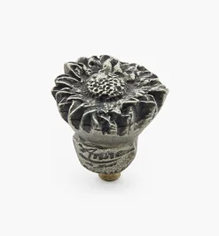 Sale Cast Pewter Sunflower Knobs Knobs