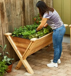 Best Cedar Wedge Planter Container Gardening