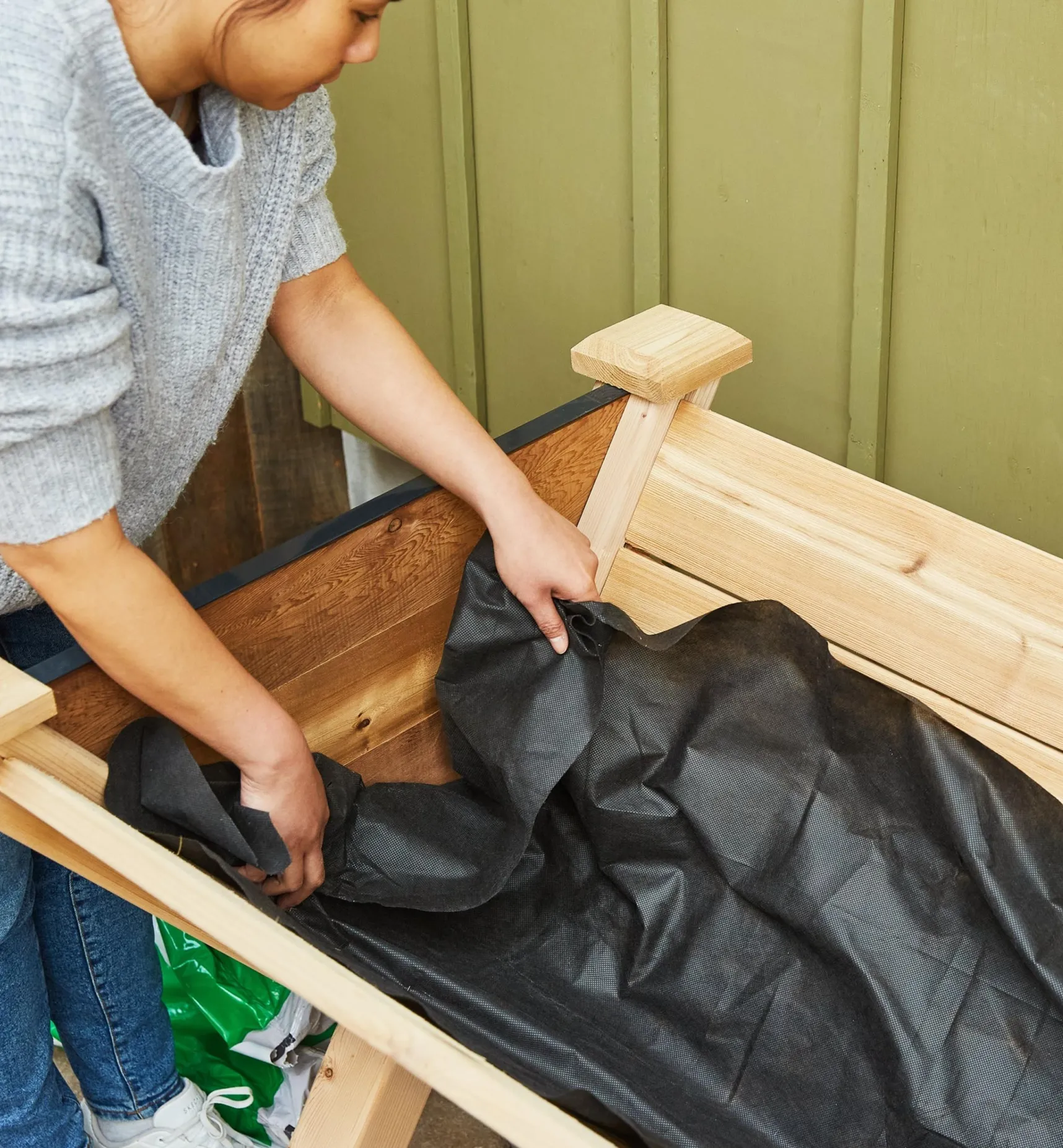 Best Cedar Wedge Planter Container Gardening