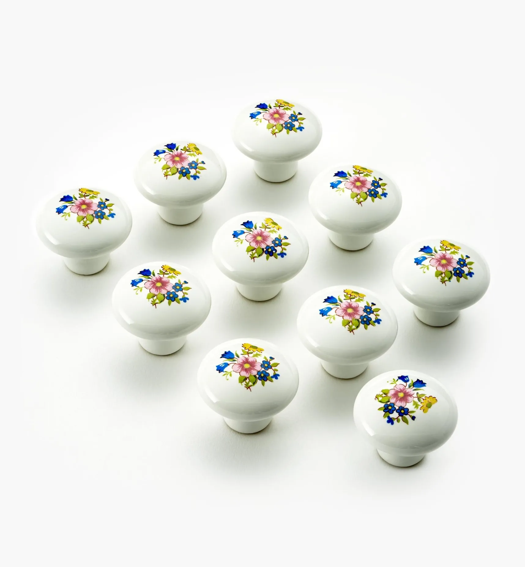 New Ceramic Bouquet Knobs Knobs