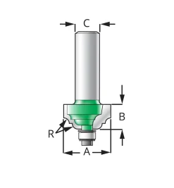 New Classic Roman Ogee Bits Routing