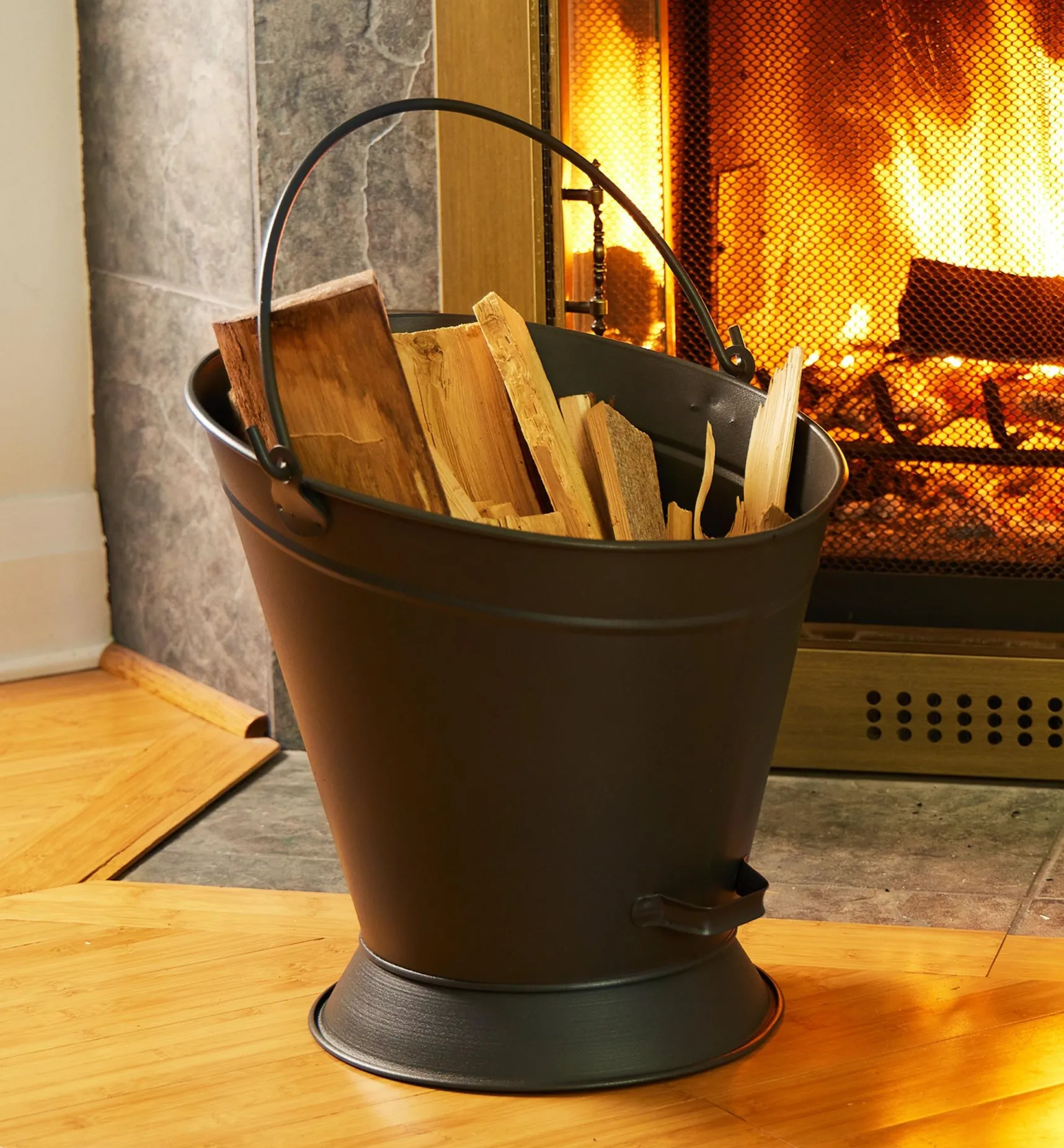 Hot Coal Scuttle Fireplace