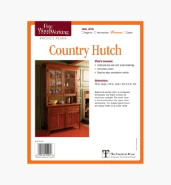 Country Hutch Plan Plans