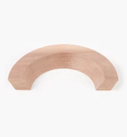 Clearance Danish Walnut Semicircular Half-Ring Pull Pulls