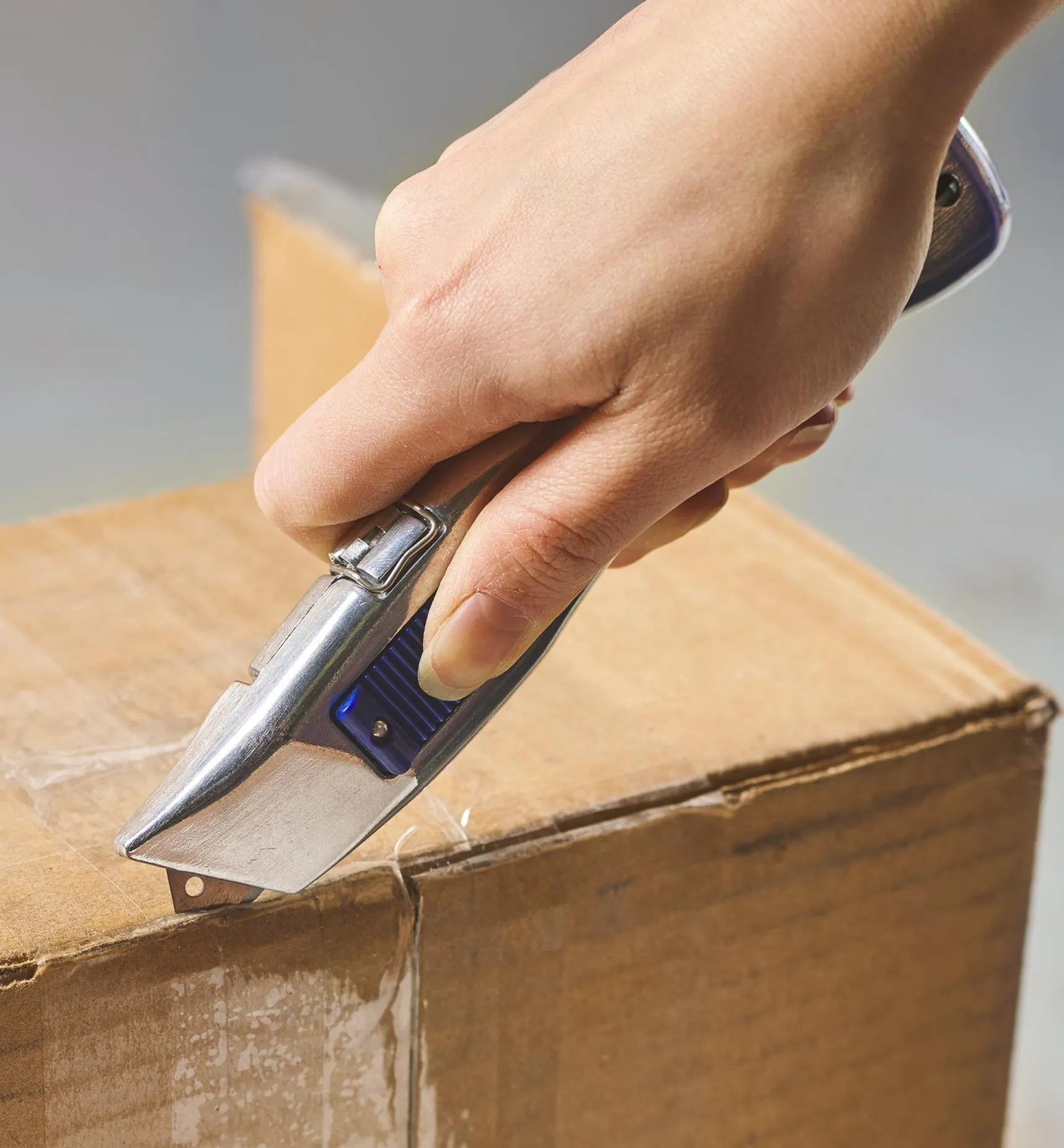Delphin 2013 Retractable Knife With Holster Knives
