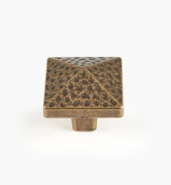 New Die-Cast "Forged" Square Knobs Knobs