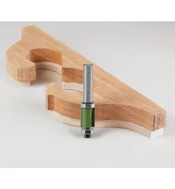 Double-Bearing Flush Trimming/Template Bits Routing