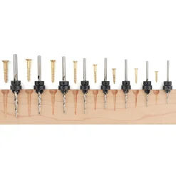 New Drill Bit/Countersink/ Counterdrill Sets Power Tool Accessories