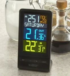 Online Dual-Display Indoor/Outdoor Weather Station Weather Measurement
