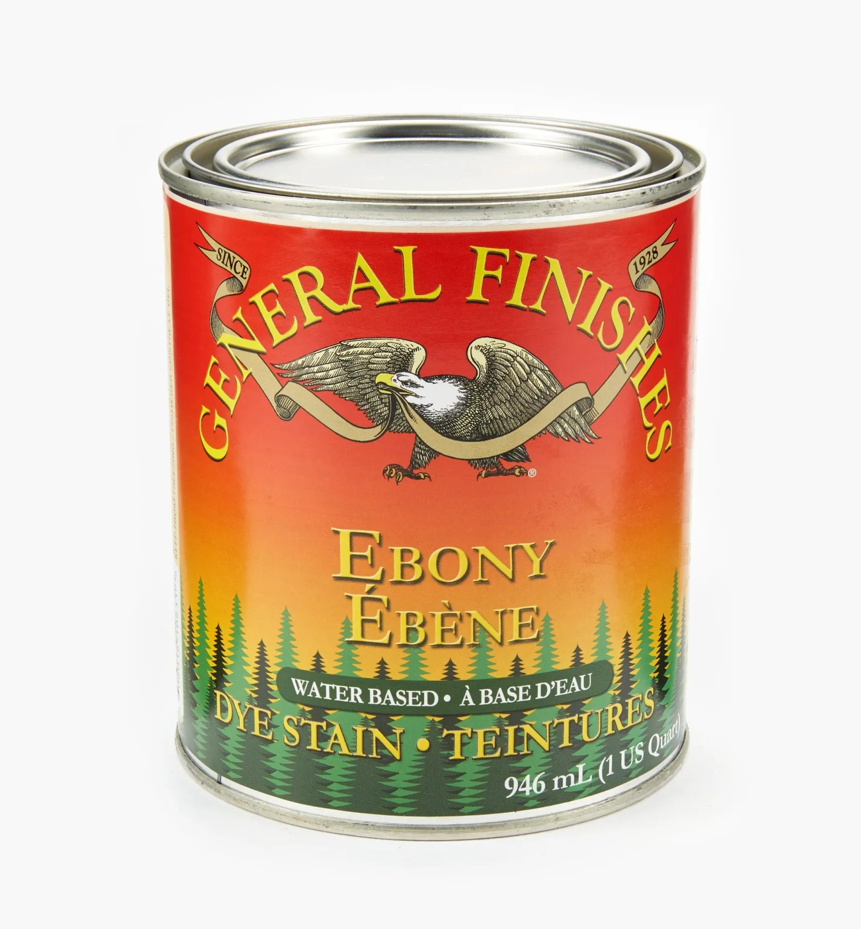 New Ebony General Water-Based Dye Stain Supplies
