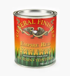 Clearance Empire Red General Water-Based Dye Stain Supplies