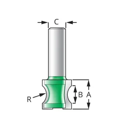 Best External Bull-Nose Bits – Half Radius Routing