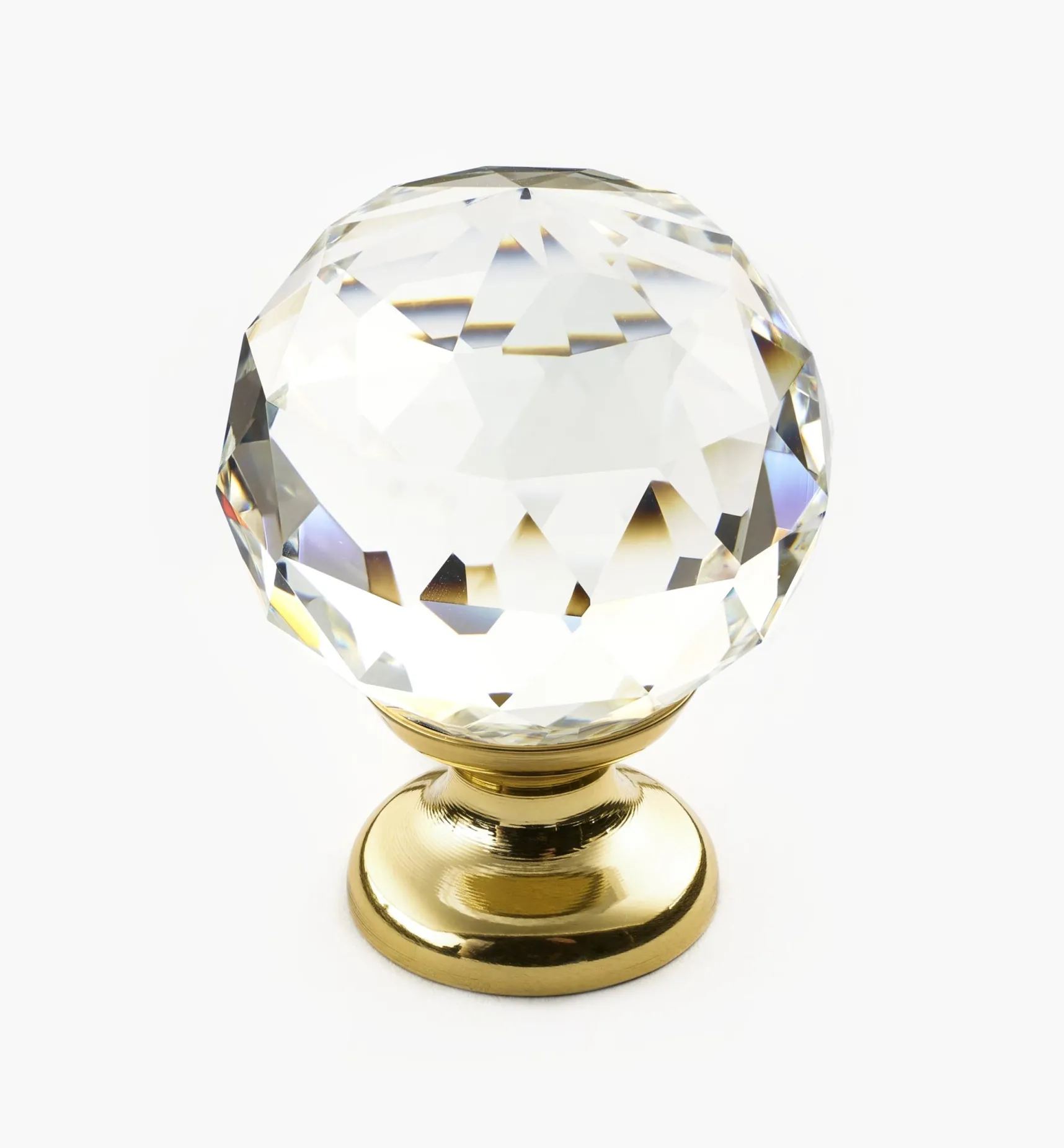 Outlet Faceted Glass Knobs Knobs