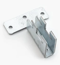Fast-Mount Bracket For Galvanized Heavy-Duty Shelving System Storage Organization