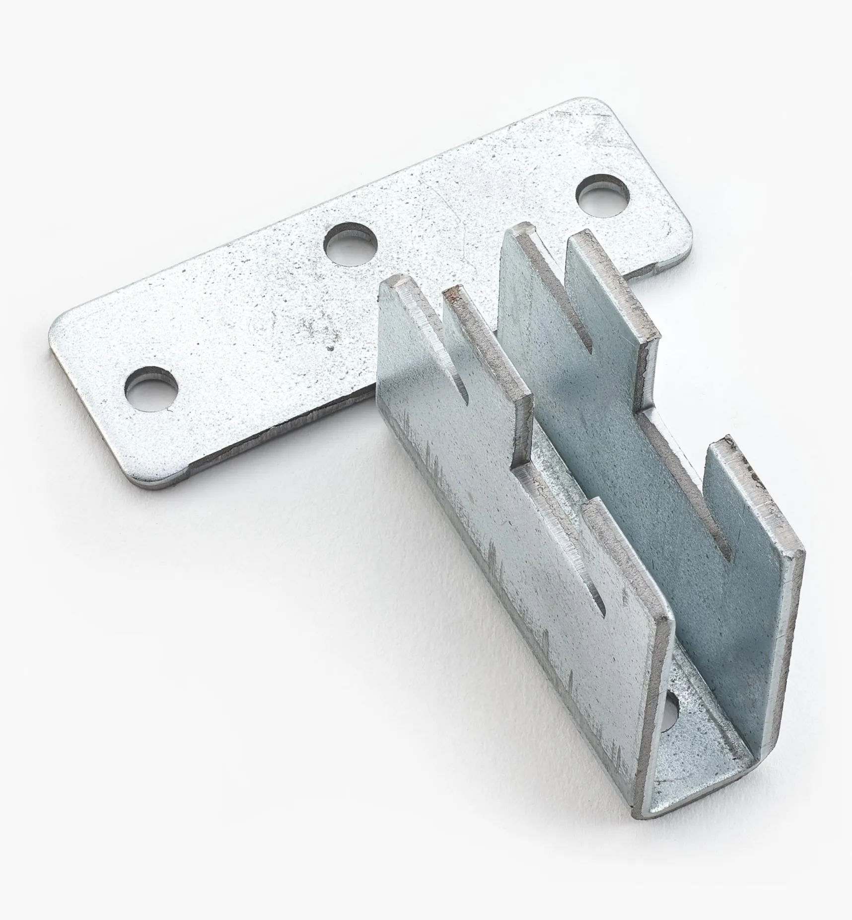 Fast-Mount Bracket For Galvanized Heavy-Duty Shelving System Storage Organization