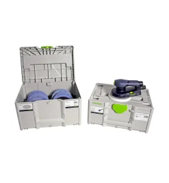 Festool ETS EC 150 And Net Abrasive Combo Kit Power Tools