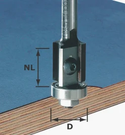 Hot Festool Flush Trim Router Bit Routing