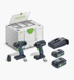 Discount Festool Impact Driver & Drill Set TID18 HPC 4,0I-Set T18 Power Tools