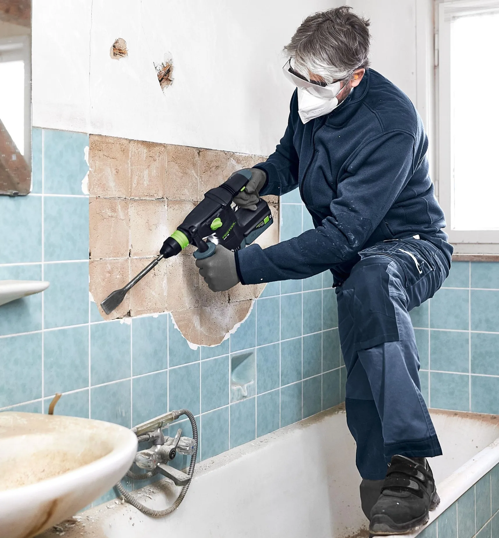 Clearance Festool KHC 18 EB Cordless Rotary Hammer Drill – Basic Power Tools