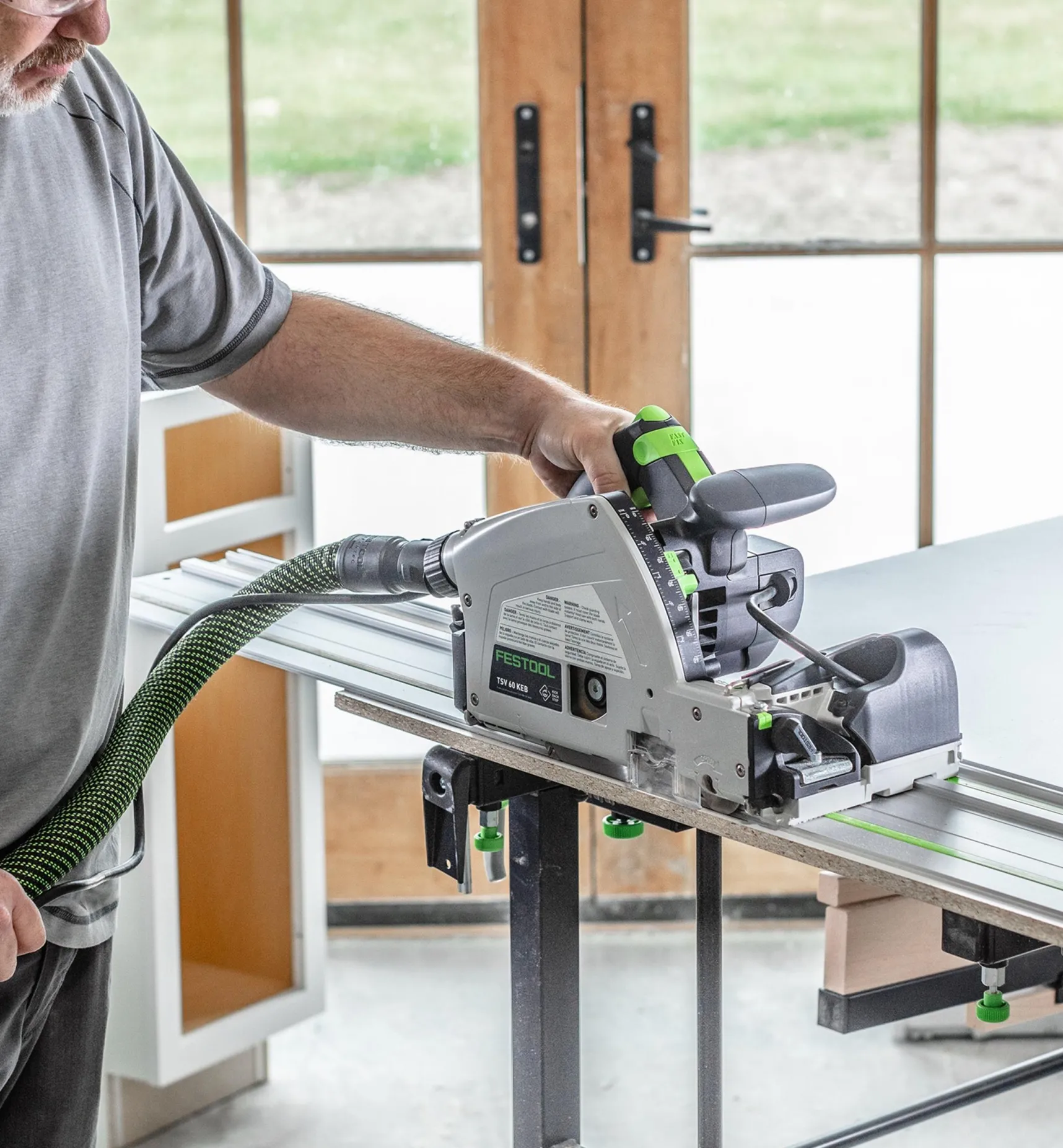 Discount Festool Plunge-Cut Saw With Scoring Function TSV 60 K Power Tools