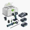 Best Festool TPC 18/4 I Quadrive Cordless Drill Set Power Tools