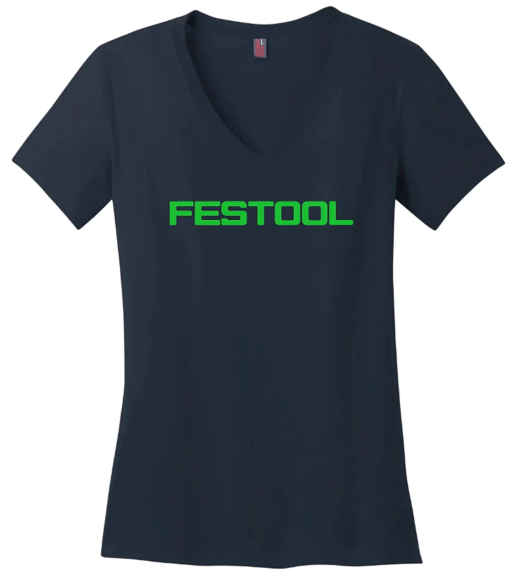 New Festool Women's V-Neck T-Shirt Safety Gear