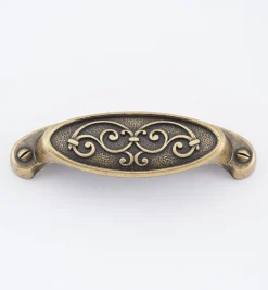 Outlet Filigree Oval Shell Pulls Pulls