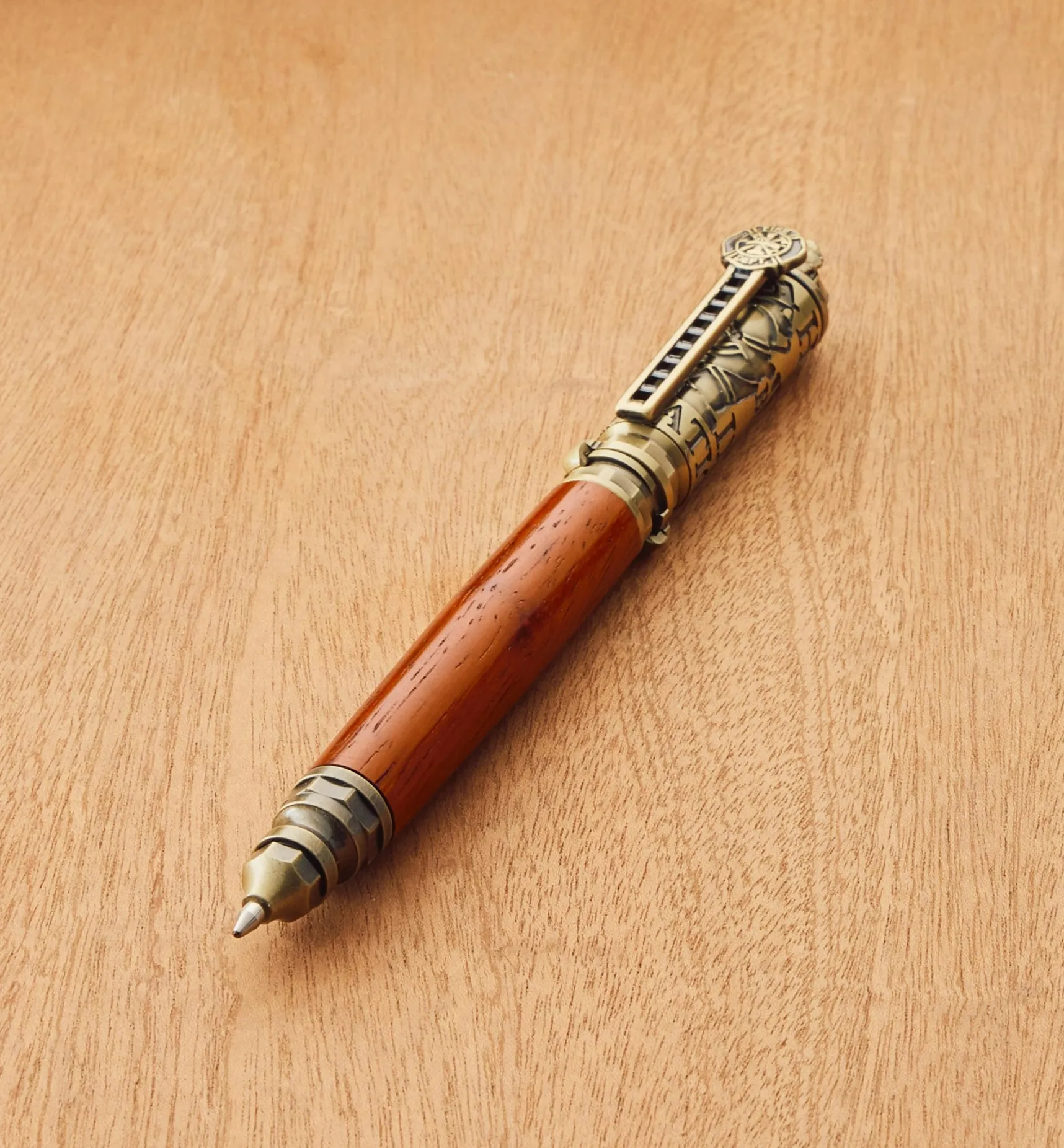 Clearance Firefighter Ballpoint Push & Lock Pen Hardware Project Supplies