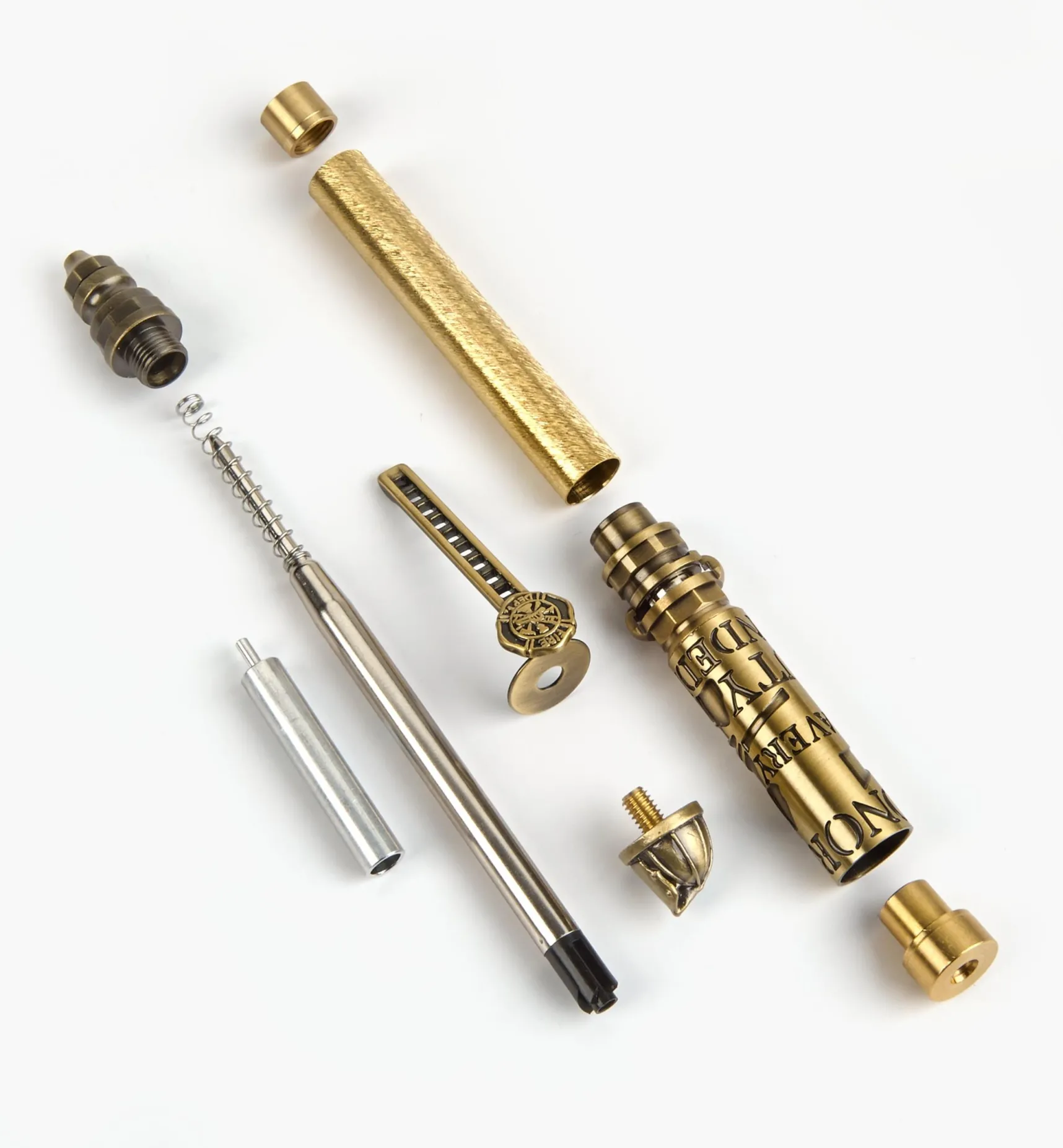 Clearance Firefighter Ballpoint Push & Lock Pen Hardware Project Supplies