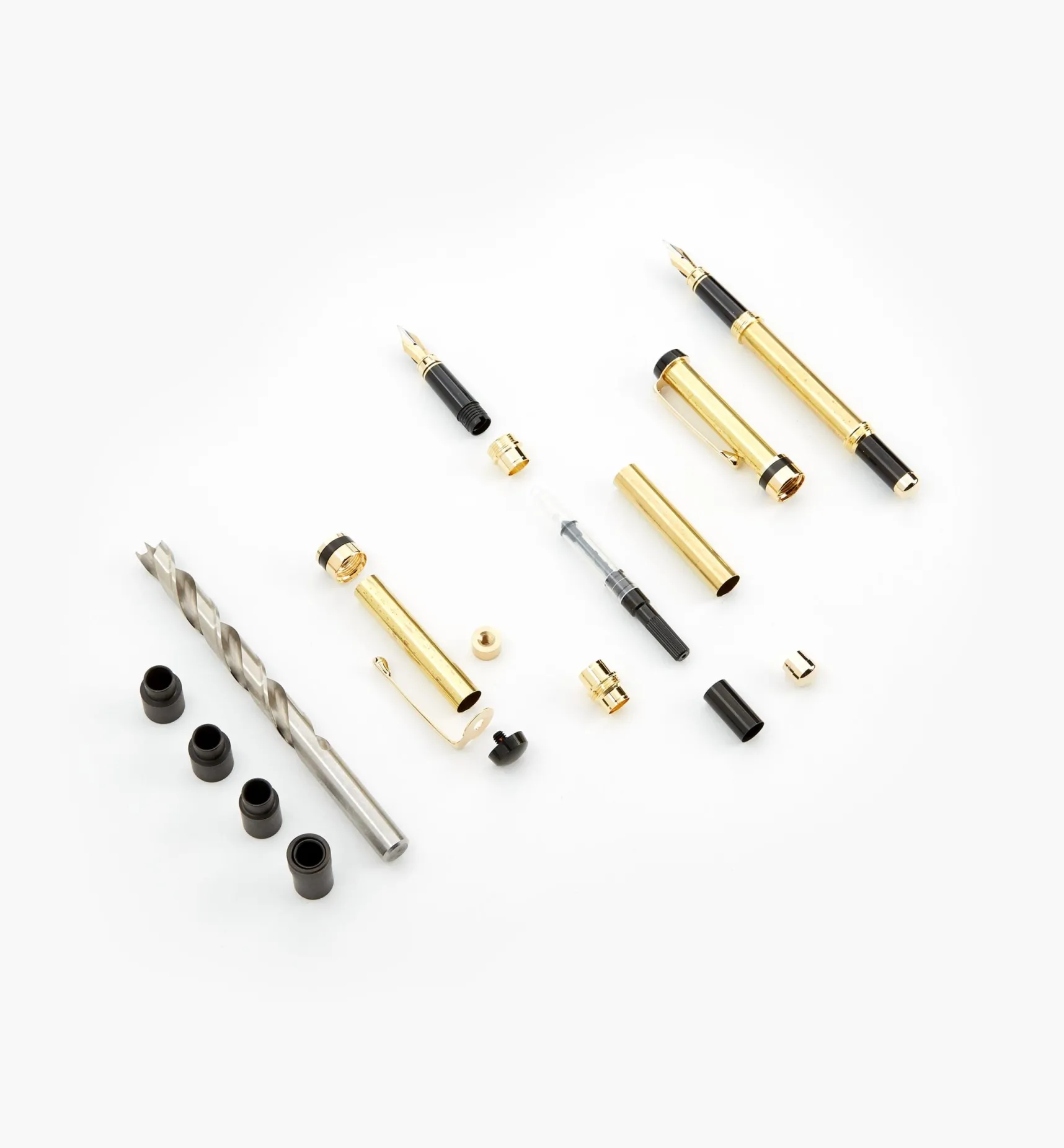 Hot Flat-Top Fountain Pen Hardware Starter Set Project Supplies