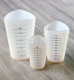 Best Flexible Silicone Measuring Cups Measurement