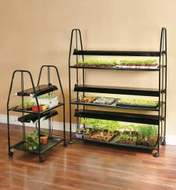 New Floralight T5 LED Full-Spectrum Multi-Tier Grow-Light Stands Grow Lights