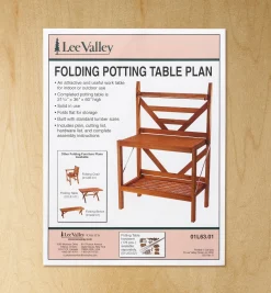 Online Folding Potting Table Plan Plans