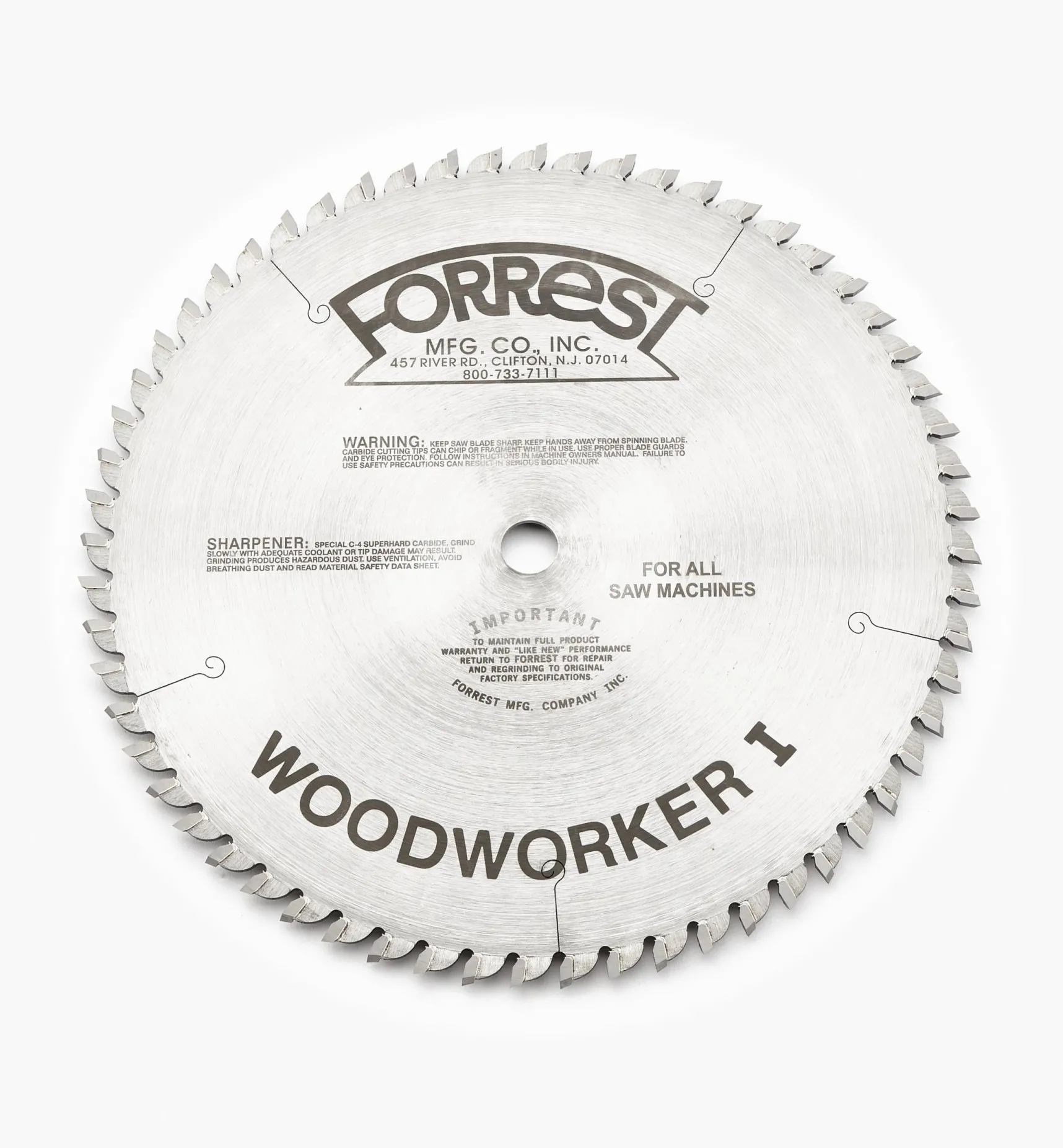 Forrest Woodworker Blades Power Tool Accessories