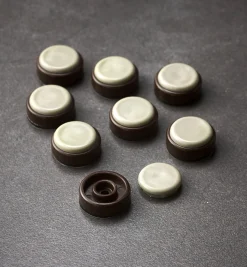 Discount Furniture Sliders, Chocolate Color Glides
