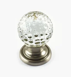 Outlet Glass Dimpled Globe Knob Knobs