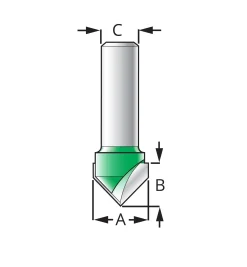 Online Groove Bits - 90° Angle Routing