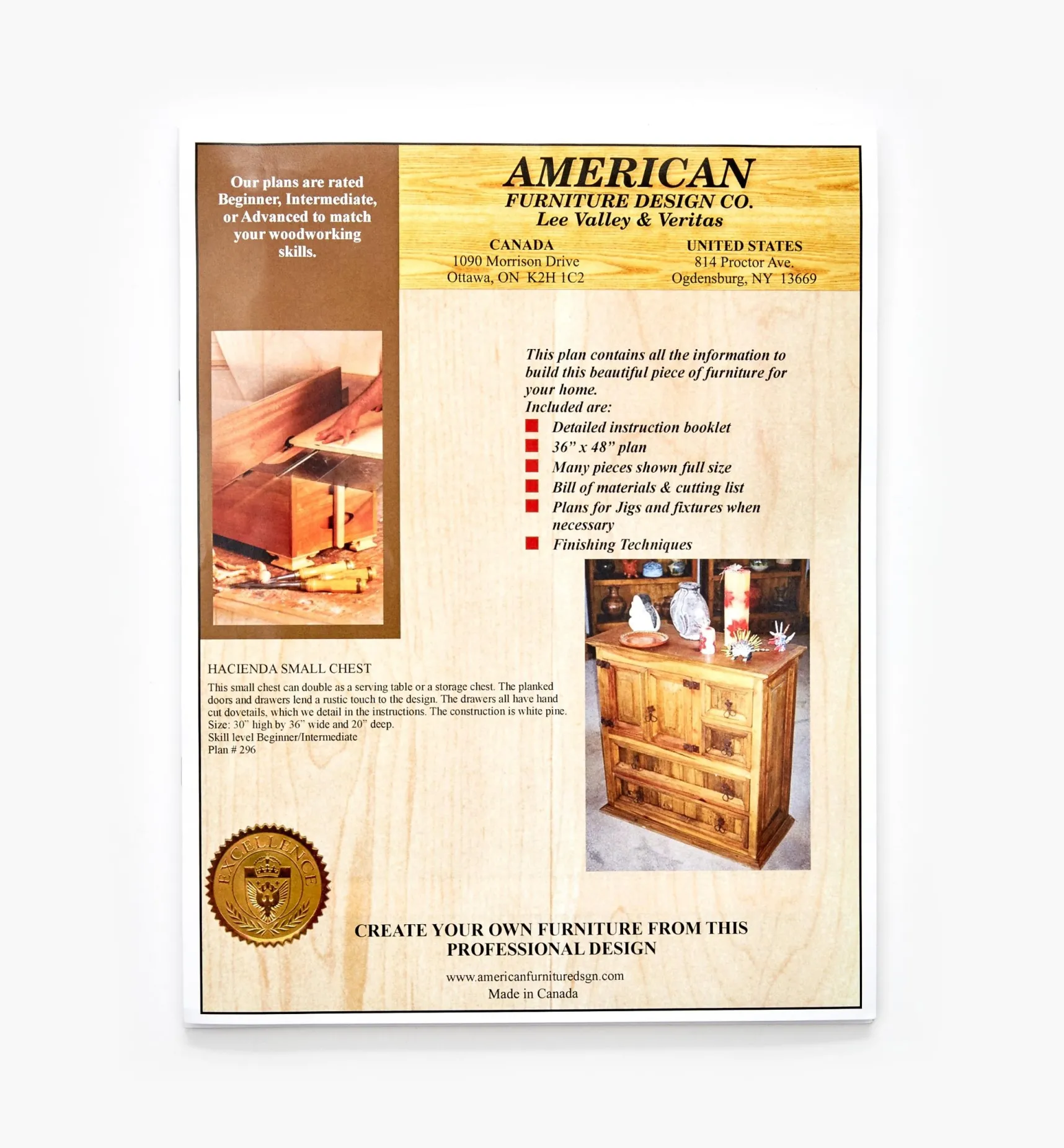 Clearance Hacienda Small Chest Plan Plans