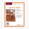 Discount Harvest Table Plan Plans