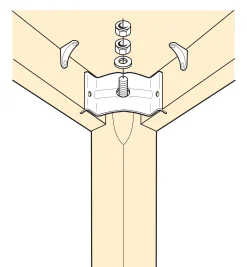 Hot Heavy-Duty Leg Braces Table Hardware